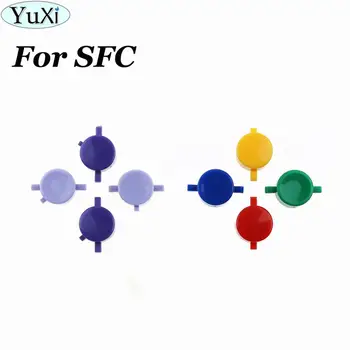 YuXi Сменяеми Пластмасови Бутони ABXY за Nintend за контролер SFC Цветни Бутони за посока ABXY Ключ за SNES Super NES