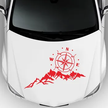Doordash направи си САМ Дизайн на Автомобила Камион Декоративни Стикери за Suv Планински Авантюристи Компаси По Неравен Терен Rv Camper Автомобилни Аксесоари