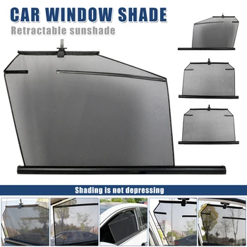 Универсален Автомобилен Козирка на Прозорец и Плъзгаща се Козирка с Кука за Защита От Слънцето на Предното и Задното Стъкло Шторка Покриване на Козирка от Топлината на UV Отблясъци